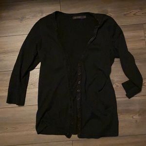 Black cardigan from the Limited